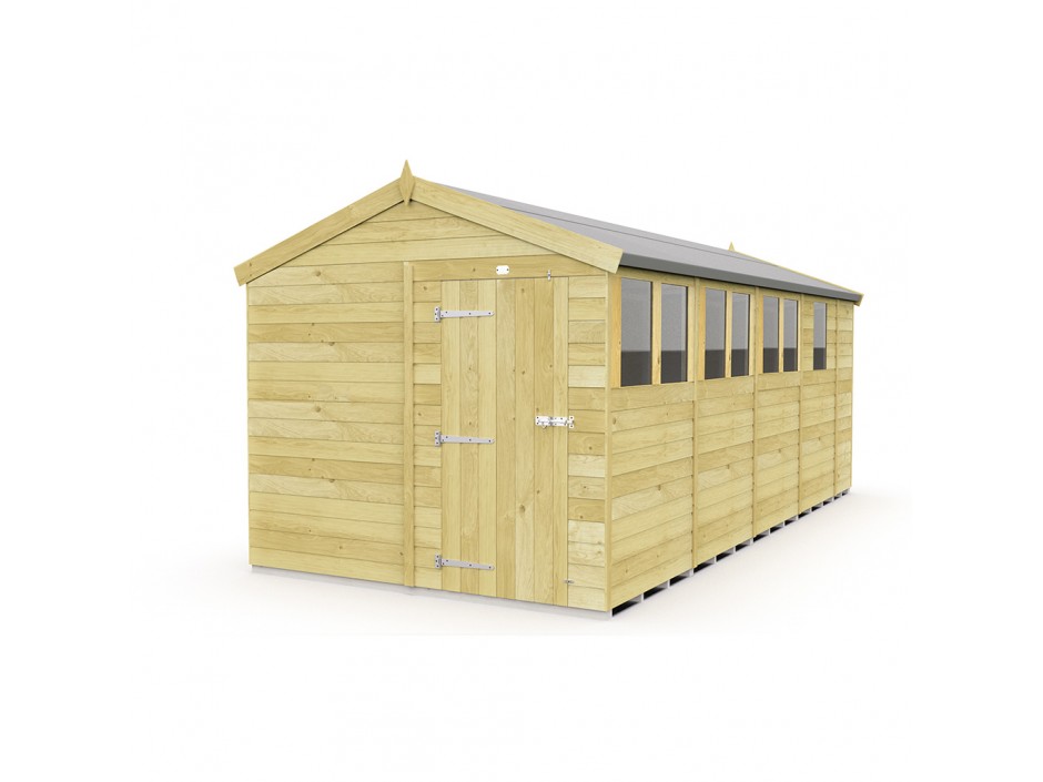 8ft x 17ft Apex Shed