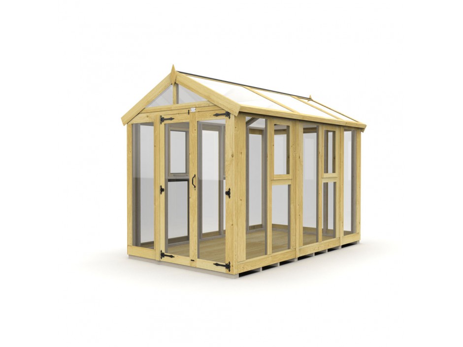 6ft x 10ft Glass Green House