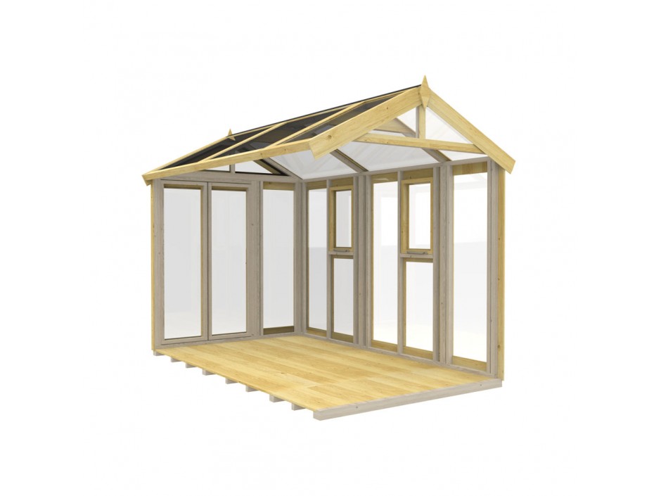 6ft x 10ft Glass Green House