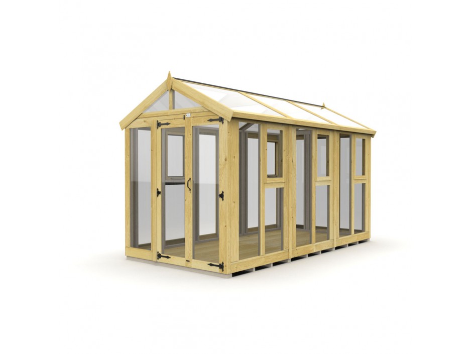 6ft x 12ft Glass Green House