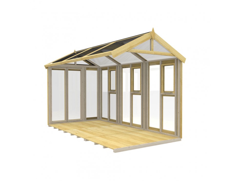 6ft x 12ft Glass Green House