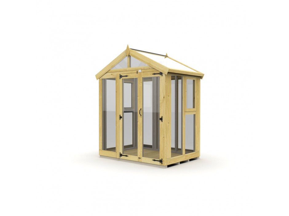 6ft x 4ft Glass Green House