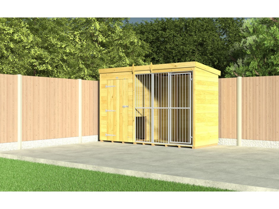 10ft by 10ft by 6ft dog kennel clearance