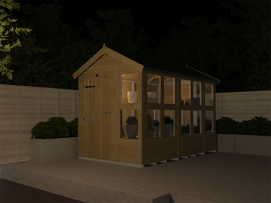 14ft x 6ft Apex Potting Shed