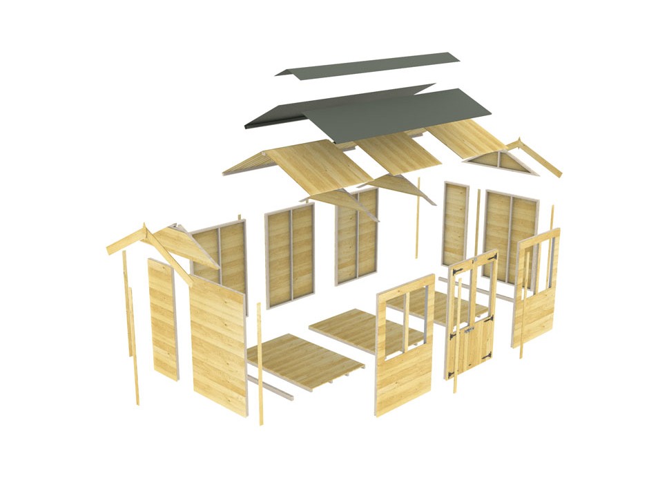 6ft x 8ft Apex Summer House