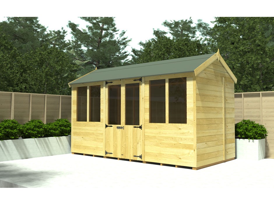 6ft x 8ft Apex Summer House